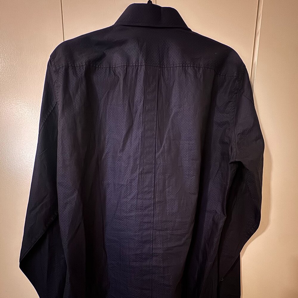 Gucci Diamante Pattern Slim Fit Long Sleeve Dress Shirt – Elegant & Timeless - Picture 4 of 5